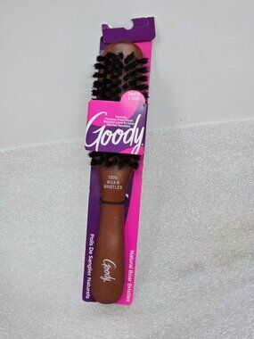 Goody Natural Boar Bristle Hair Brush Reduces Frizz For Dry Or Wet Hair